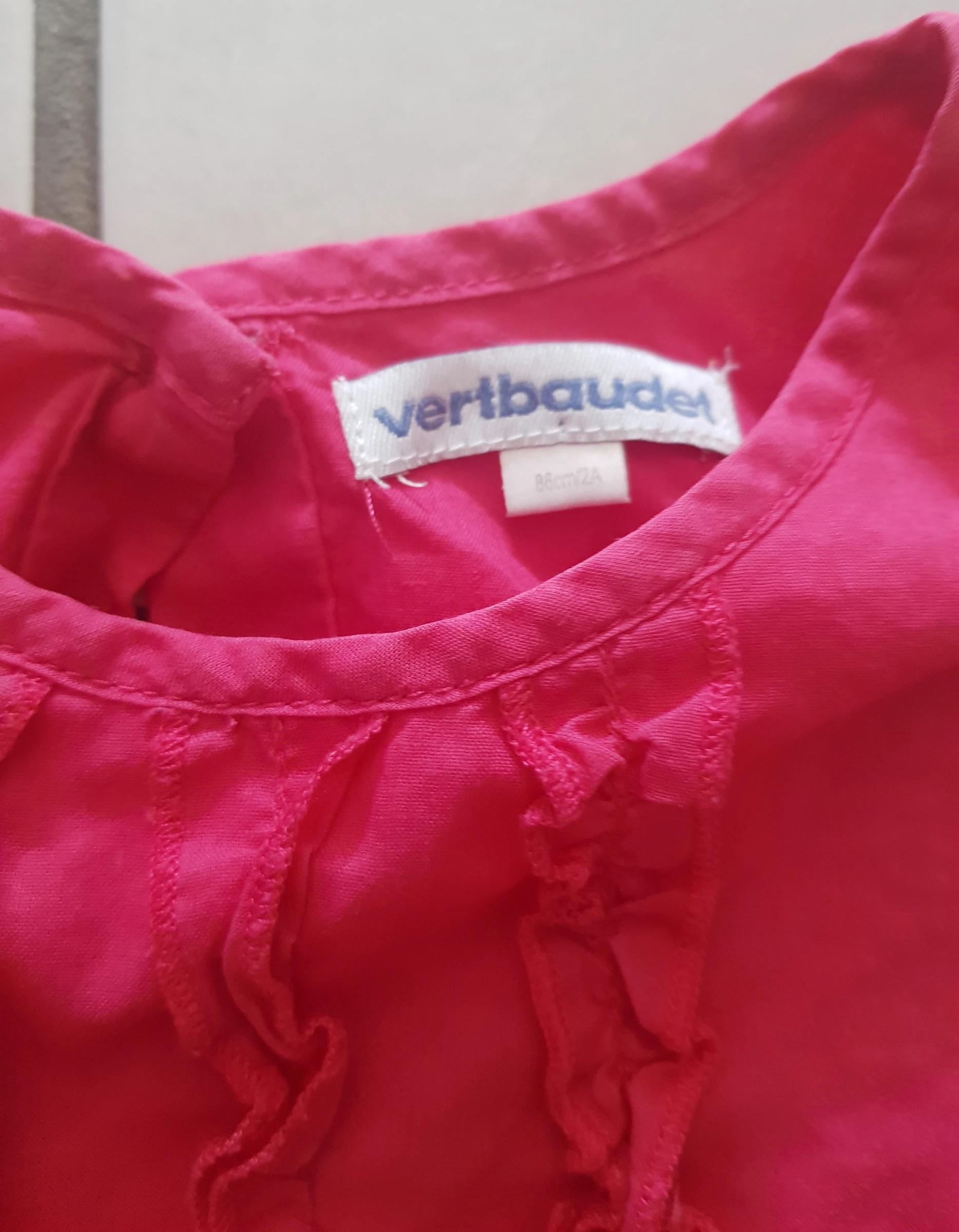 Jurk Vertbaudet maat 2 jaar TBE – photo 4
